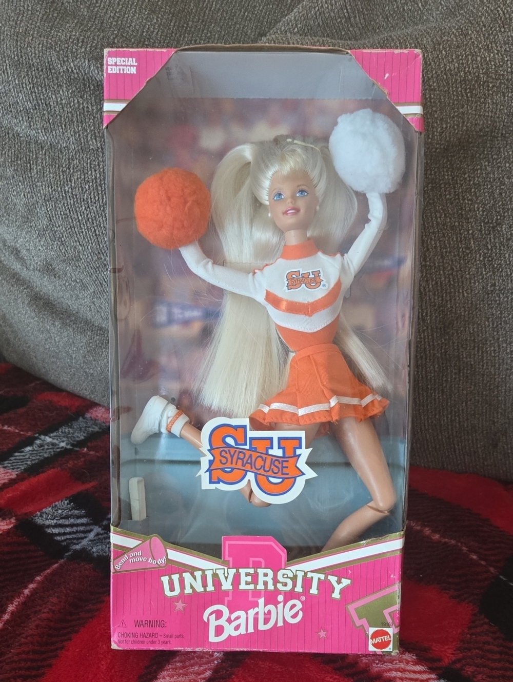 Barbie Orange & White Syracuse University Cheerleader Doll - Barbie Brand